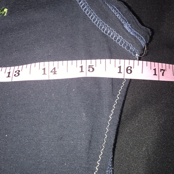 🖤VINTAGE ABERCROMBIE AND FITCH Y2K DARK NAVY HENLEY SHIRT TOP SIZE L🖤 - Picture 6 of 8